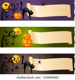 Halloween banners