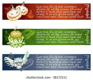 Halloween banners