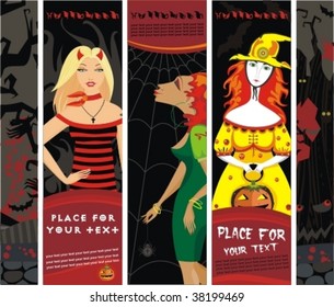 Halloween banners