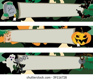 Halloween banners