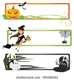 Halloween banners