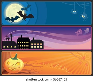 Halloween banners