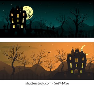 Halloween banners