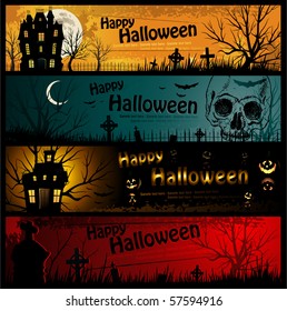 Halloween banners