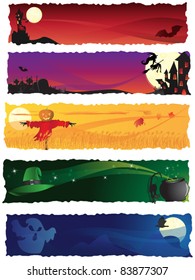 Halloween banners