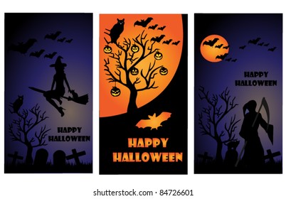 Halloween banners