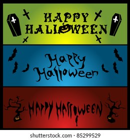 Halloween banners