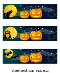 Halloween banners