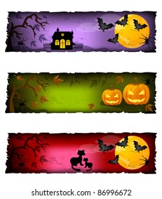 Halloween banners