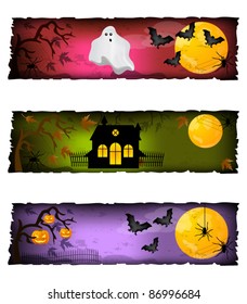Halloween banners