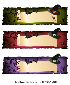 Halloween banners