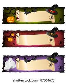 Halloween banners