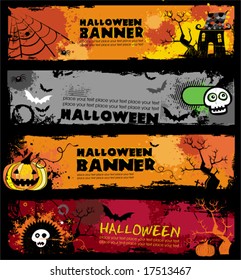 Halloween banners.  To see similar, please VISIT MY GALLERY.

