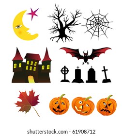 Halloween banners set.