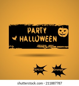 Halloween banners. Vector illustration 