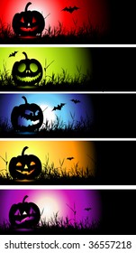 Halloween banners for your design