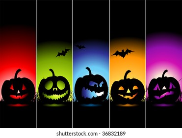 Halloween banners for your design