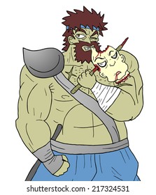 Halloween barbarian