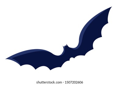 halloween bat animal character icon