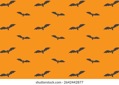 Halloween bat background illustration, bat pattern wallpaper illustration