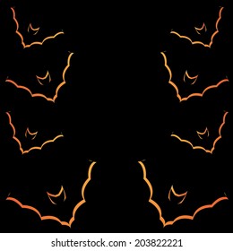 Halloween Bat card