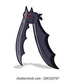 caricatura de murciélago de halloween