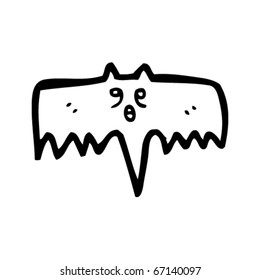 caricatura de murciélago de halloween