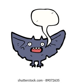 Halloween-Fledermauskartoon