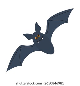 Morcego de Halloween. Elemento vetor de feriado assustador.