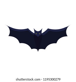 halloween bat flying icon