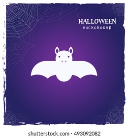 halloween bat. horror background