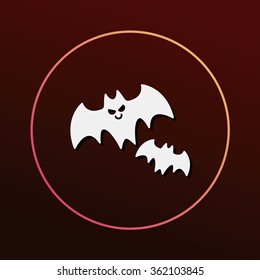 halloween bat icon