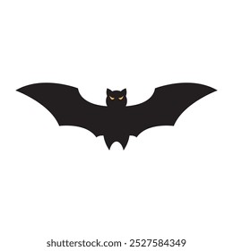 Icono de murciélago de Halloween diseño plano