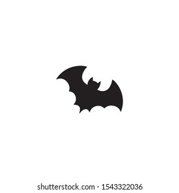 halloween bat icon illustration- vector
