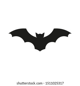 Halloween bat icon. Vector. Isolated.
