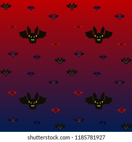 halloween bat night vector illustration