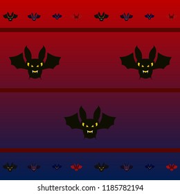 halloween bat night vector illustration
