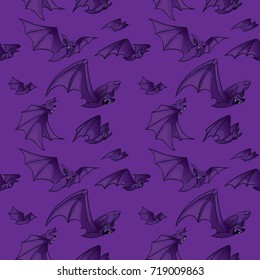 Halloween Bat  Pattern.