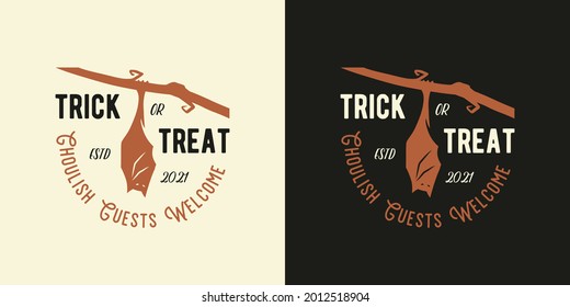 Halloween bat for halloween print. Night spooky vampire or dracula of dark party design for happy halloween