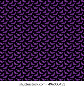 Halloween bat seamless vector pattern