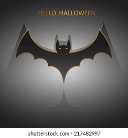halloween bat sign