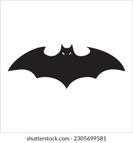 halloween bat silhouette vector design isolated on white background. Vector illustration (1)