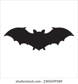 halloween bat silhouette vector design isolated on white background. Vector illustration (1)