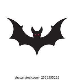 halloween bat silhouette vector design isolated on white background
