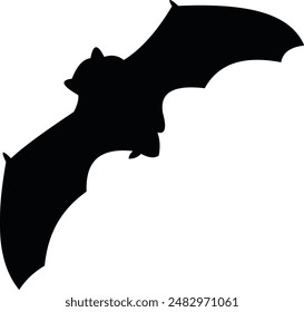 Halloween Bat Silhouette Vector Illustrations