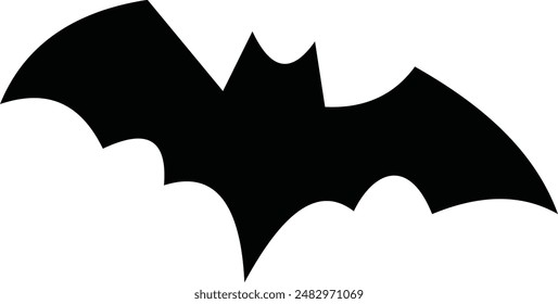 Halloween Bat Silhouette Vector Illustrations