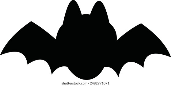 Halloween Bat Silhouette Vector Illustrations