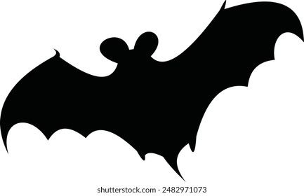 Halloween Bat Silhouette Vector Illustrations