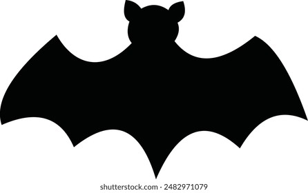 Halloween Bat Silhouette Vector Illustrations