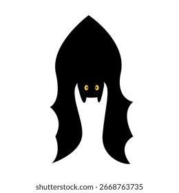 conceito de morcego de halloween e elemento de aranha